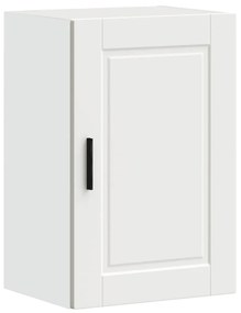 854027 vidaXL Кухненски стенен шкаф Porto, бял, инженерно дърво