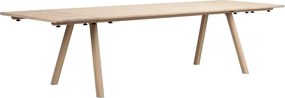 Сгъваема трапезна маса от масивен дъб 95x220 cm Clapperton – Rowico
