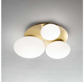 Ideal Lux - LED Плафониера NINFEA 3xGX53/9W/230V златист