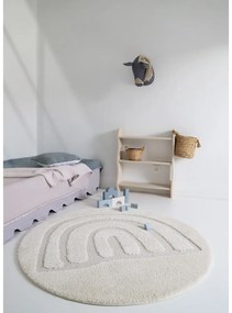 Кремав детски килим ø160 cm Rainbow Dream M – Nattiot