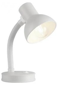 JUST LIGHT. 11080-16 - Гъвкава настолна лампа FLEXI 1xE27/25W/230V бяла