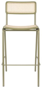 Зелени бар столове от ратан в комплект от 2 106 cm Jort - Zuiver