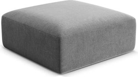 Светлосива кадифена табуретка Campi – Cosmopolitan Design