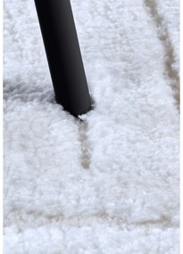 Бял кръгъл килим ø 200 cm Panglao New York White – Elle Decoration