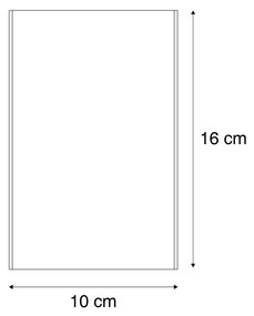 Модерна стенна лампа Gunmetal 2-Lights - Otan S