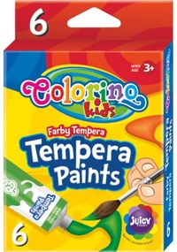 Colorino - Темперни бои 6 цвята туби