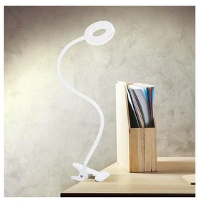 Brilagi - LED регулируема лампа с клип ORBELA LED/8W/230V 3000/4000/5000K бяла
