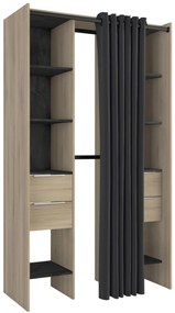 Гардероб Dande-Sonoma - Black