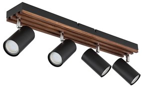 Globo 57909-4 - Спот KAYDEN 4xGU10/25W/230V черен