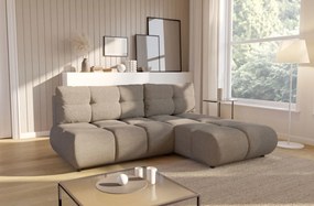 Ъглов Диван Лимо - Кафяв - Десен