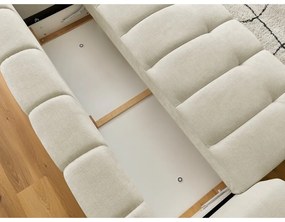 Бежов сгъваем/с място за съхранение диван 251 cm Fuji – Bobochic Paris