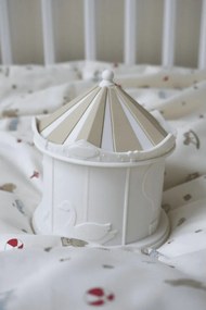 Детска нощна лампа в цвят слонова кост Carousel Off-White – Cam Cam Copenhagen