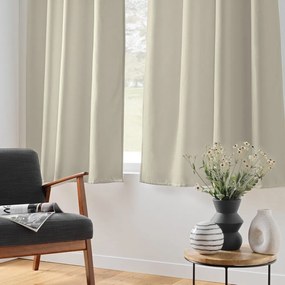 Бежово термо/dimout перде от микрофибър 135x180 cm Micropolar – douceur d'intérieur