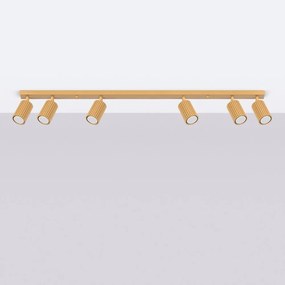 Прожектор в златист цвят 6,5x117 cm Gleam – Sollux