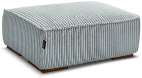 Светлосива табуретка от рипсено кадифе Chelsea – Bobochic Paris