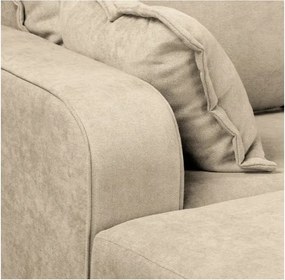 Бежов ъглов диван (ляв ъгъл) Beata - Ropez