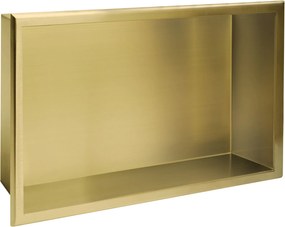 Вграден рафт за баня  30x45 gold brush