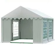 Partystan 3x4m - Premium - тръбна стоманена конструкция, бяла