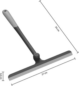 Чистачка за прозорци 5five, Сива, Каучук, Въртяща