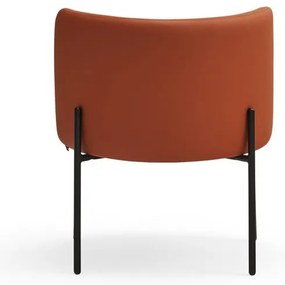 Оранжев фотьойл от изкуствена кожа Mogi - Teulat