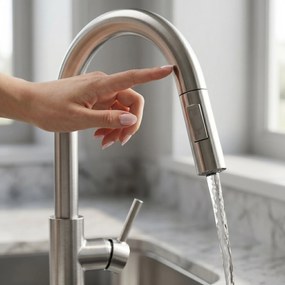 Смесител за кухня Rea Fresh Touch Brush Nickel