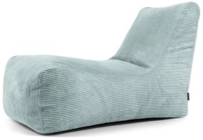 Пуф от рипсено кадифе в цвят мента Lounge – SLOWDOWN