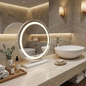 Огледало LED MAKE-UP White 40 cm