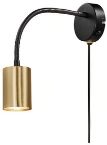 Nordlux - Стенен аплик EXPLORE 1xGU10/7W/230V месинг