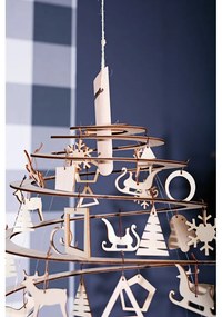 Комплект от 10 дървени коледни декорации Medium - Spira