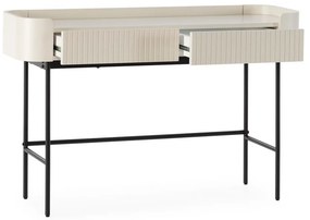 Кремава конзолна маса 40x120 cm Willa – MOME