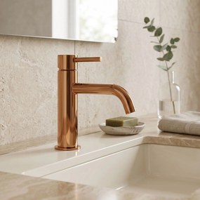 Смесител за мивка Rea Lungo Copper Low