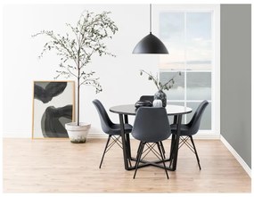 Черно-сив трапезен стол Eris - Actona