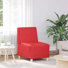 4108492 vidaXL Модулен диван без ръкави Червено 55 x 74 x 82 см