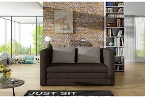 Кафяв шенилов сгъваем диван 132 cm Neva – ELTAP