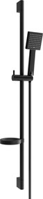 Mexen DS45 плъзгащ се душ комплект, черен - 785454583-70