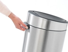 Кош за боклук Brabantia Touch Bin New 649999, 30 л, Безшумно и плавно затваряне, Бял