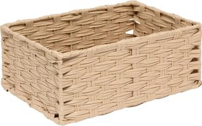 Комплект от 3 коша за съхранение 5five Tresse, PE, Високи, Бежови