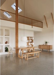 Сгъваема трапезна маса от декор от дъб 95x180 cm Flow – Unique Furniture