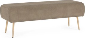 Кафяво-сива подплатена пейка Olga – Bizzotto