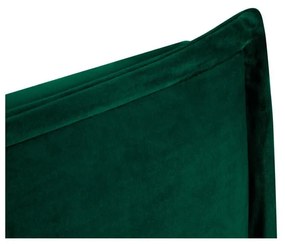Тъмнозелена табла за легло 180x120 cm Monica – Milo Casa