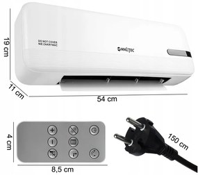 Електрическа въздушна завеса MALTEC PT4000WT