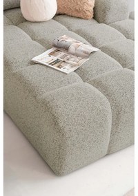 Светлокафяв разтегателен модулен ъглов диван с място за съхранение (десен ъгъл) Lulu – Miuform