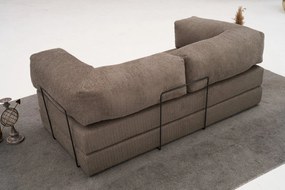 Троен диван Comfort, цвят Сив