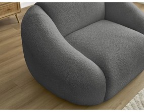 Сиво кресло от букле Tina – Bobochic Paris