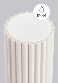 Кремаво осветително тяло за таван със стъклен абажур ø 12 cm Orbital – Sollux