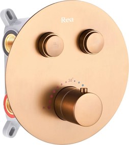 ДУШ СИСТЕМА за вграден монтаж Rea LUNGO COPPER BRUSH  BOX