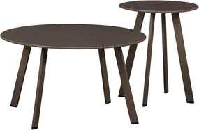 Метална кръгла градинска масичка за кафе ø 70 cm Fer – WOOOD