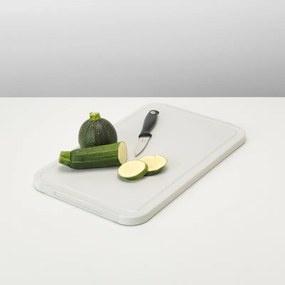 Дъска за рязане и сервиране Brabantia Tasty+ 1003308, 40x25 см, Нехлъзгаща се, Лесна за почистване, Светлосив