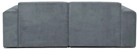 Сив диван от рипсено кадифе 202 cm Sting – Scandic