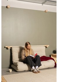 Ленен разтегателен диван в естествен цвят 135 cm Hooked – Karup Design